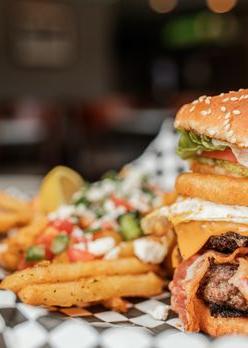 Local Saskatchewan restaurant burger and fries